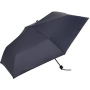 D-060401 [All Weather Light プレーンカラー ミニ 60cm 手開き 折りたたみ傘 ユニセックス ネイビー]