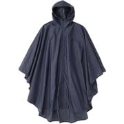 ポンチョ フリーサイズ レインコート ユニセックス ネイビー D-607003