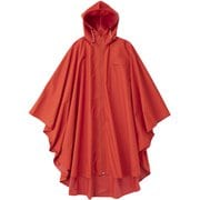 ポンチョ フリーサイズ レインコート ユニセックス レッド D-607003