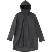 マウンテンパーカー フリーサイズ レインコート ユニセックス ブラック D-607008