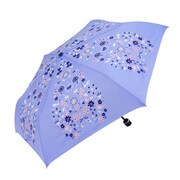 FM-2012 [シルバーラメ入りデザイン アニグラム 50cm 手開き 折りたたみ傘 レディース パープル]