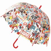 キャラクター ビニール傘 55cm ジャンプ 長傘 ガールズ マーベル 32421