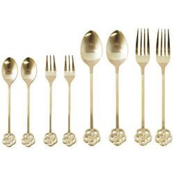 mizuhiki カトラリー 8pc ゴールド