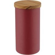 ステンレスコーヒーキャニスター L レッド