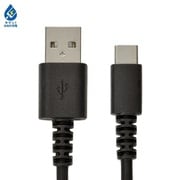 Type-C PVC 強靭 USBケーブル 3A 1m ブラック R10CAAC3A01BK