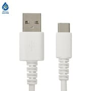 Type-C PVC 強靭 USBケーブル 3A 1m ホワイト R10CAAC3A01WH