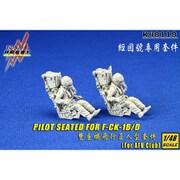 KSL48119 F-CK-1B/D 経国パイロット w/射出座席 2体 AFVクラブ用 [1/48スケール レジン製ディティールアップパーツ]