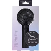 USB扇風機 充電可能 flowflowflow 小型ハンディ ブラック FAN-U204BK