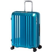 スーツケース デカかるEdge 拡張タイプ ストッパー機能 旅行日数目安：4～7泊 70L/拡張時82L TSAロック搭載 ALI-008-24W ターコイズブルー