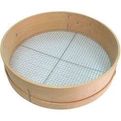 木製丸とおし （フルイ） 平織目 35cm