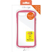 AC-P20-KZ PK [iPhone SE（第2世代）/8/7 4.7インチ用 耐衝撃 カラフル 光沢クリア バックカバーケース ピンク]