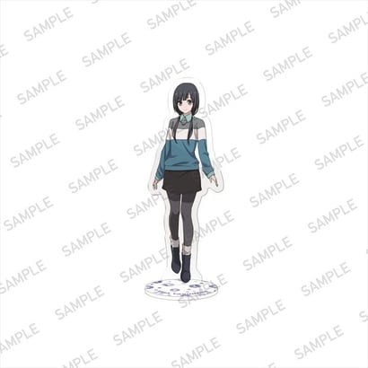 付与 劇場版 Shirobako アクリルスタンドフィギュア 安原絵麻 キャラクターグッズ