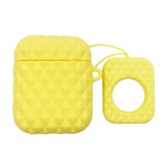 AirPods 用  ダイヤカットケース イエロー AC-273