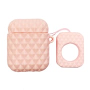 AirPods 用  ダイヤカットケース ピンク AC-277