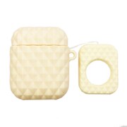 AirPods 用  ダイヤカットケース ベージュ AC-278