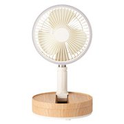 充電式 マルチフォールディングファン アイボリーウッド LF-T2004IV