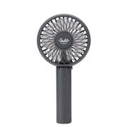 充電式 パワフルハンディファン グレー HD-T2008GY