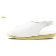 FeeL 本革コンフォートサンダル ホワイト M