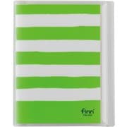 ノート FINN-7531 finn’(フィンダッシュ) フリップノート ボーダー ライム