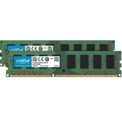 【動作確認済】crucial DDR3-1600 16GB kit（8GB×2）