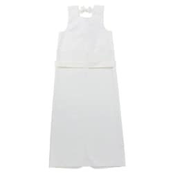 入浴介助エプロン【ひもタイプ】 ホワイト LL 6013