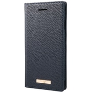 iPhone SE(第2世代) 4.7インチ 用 ケース Shrink PU Leather Book Case NVY