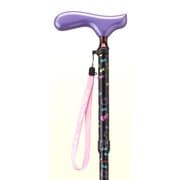 愛杖 ハローキティ 折りたたみステッキ ブラック(適用身長約150~170cm) HK-24