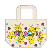 PMAP1521 マチ付バッグ ポケットモンスター ピカチュウロゴ [キャラクターグッズ]