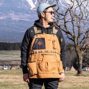 HIASOBI CAMPER VEST GO0218Q CAMEL Mサイズ [アウトドア ベスト メンズ]