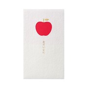 窓ぽち袋 おだいじに りんご ノ-MD5R