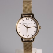 com OB16MDW35 White Dial Mesh Gold Mesh