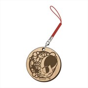 夏目友人帳 切り絵シリーズ 木彫根付 ニャンコ先生 B 金魚 [キャラクターグッズ]