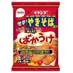 ヨドバシ.com - 栗山米菓 【限定】ばかうけ（ペヤング激辛やきそば風味） 16枚 通販【全品無料配達】