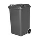 プラスチック トラッシュカン グレー 65L 100-198GY