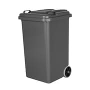 プラスチック トラッシュカン グレー 65L 100-198GY