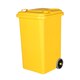 プラスチック トラッシュカン イエロー 65L 100-198YL