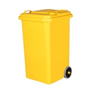 プラスチック トラッシュカン イエロー 65L 100-198YL