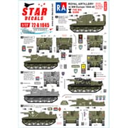 SD72-A1045 WWII 英 英国王立砲兵隊♯1 Dディ75周年記念スペシャル セクストン プリースト ウルヴァリン アキレス [1/72スケール デカール]