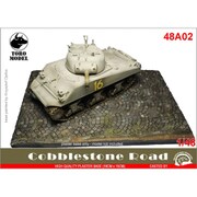 TRM48A02 石畳の道路 18cm x 15cm [1/48スケール プラモデル]