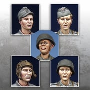 TBO35071 WW.II フィンランド軍兵士 頭部セット [1/35スケール レジンキット]