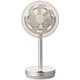 Kamomefan mini DCモーター搭載 リビング扇風機 ホワイト FKLV-231B（WH）