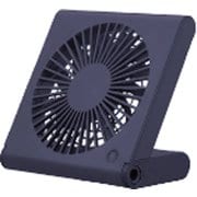 スリムコンパクトファン AC/USB/乾電池対応 ネイビー VSF-1106U(NV)