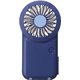 ポケットファン USB充電式 スマホ充電対応 ネイビー FSV-51B（NV）