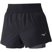 J2MB030190 [ショートパンツ 2in1 ブラック×ブラック M レディース]