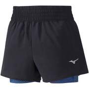 J2MB030192 [ショートパンツ 2in1 ブラック×ダズリングブルー M レディース]