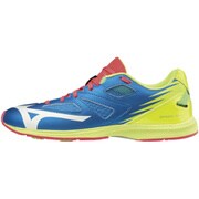 K1GC202228 [SPEED MACH ブルー×ホワイト×イエロー 25.0cm ジュニア]