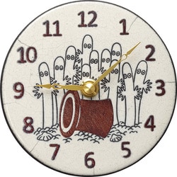 ヨドバシ Com リズム時計 Rhythm Watch Zc971mt03 掛時計 ザッカレラ Pottery Clock ムーミンシリーズ ニョロニョロ 通販 全品無料配達