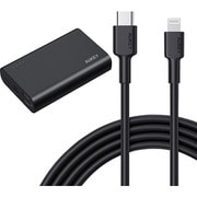 限定セット モバイルバッテリー PB-XD12 10000mAh PD対応 USB-C 1ポート/Type-A 2ポート + ケーブル Type-C to Lightning 1m CCB-06