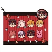 地縛少年花子くん 缶バッジ付フラットポーチ [キャラクターグッズ]