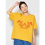CAS-0132 ラベカラM-T-SH MUSTARD [Tシャツ メンズ]
